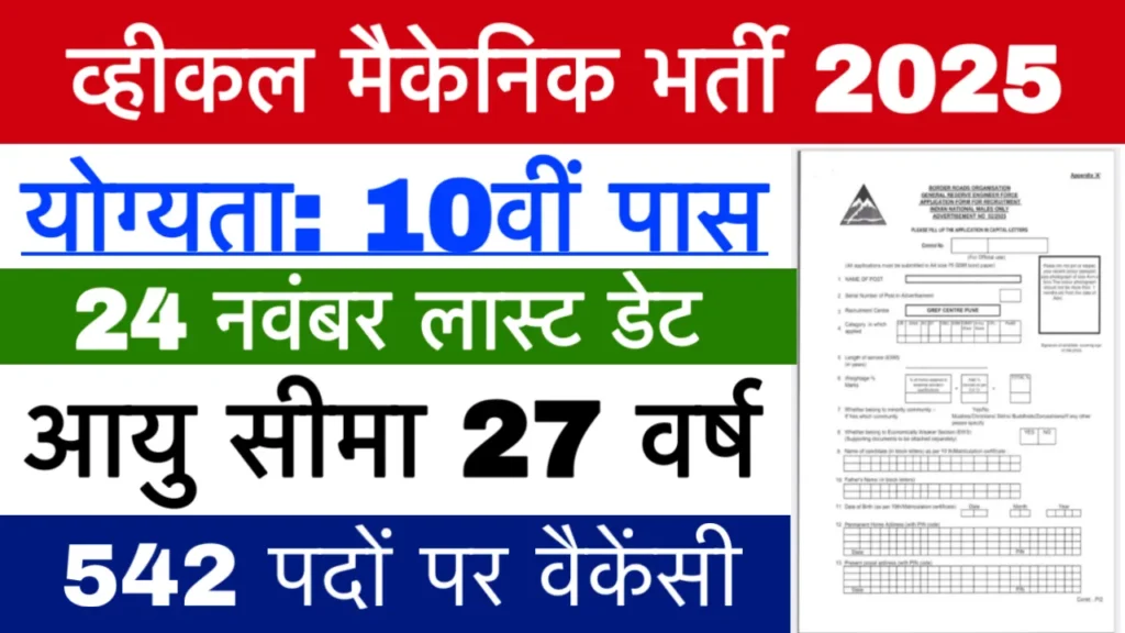 BRO Recruitment 2025