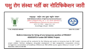 MP NIHSAD Vacancy 2025